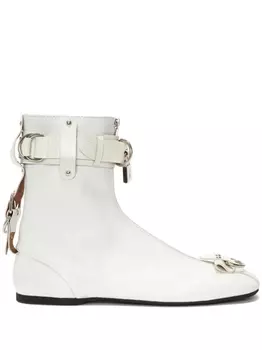 JW Anderson ботильоны с подвесками, белый