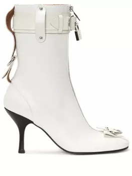 JW Anderson ботильоны с подвеской, белый
