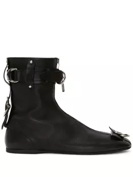 JW Anderson ботинки с подвеской, черный