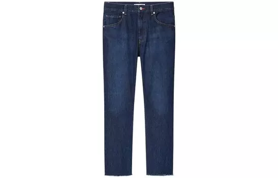 Jw Anderson Co-Branded Series Джинсы мужские Sea Blue Uniqlo, цвет Sea Blue