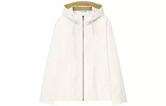 Хлопковая ветровка Uniqlo + Jw Anderson, 01 молочно-белый