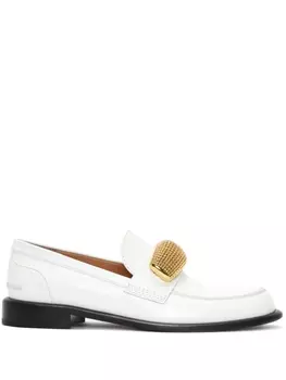 JW Anderson декорированные лоферы, белый