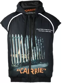 JW Anderson дутый жилет Carrie, черный