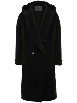 JW Anderson двубортный тренч, черный