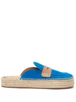 JW Anderson двухцветные эспадрильи, синий