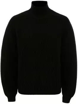 JW Anderson джемпер с нашивкой-логотипом, черный