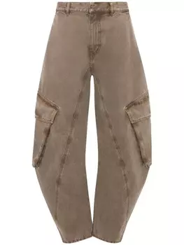 JW Anderson джинсы карго, зеленый