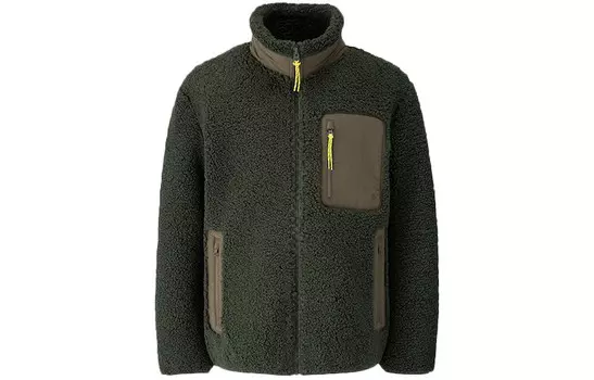Флисовая куртка с длинными рукавами Uniqlo + Jw Anderson, 58 темно-зеленый