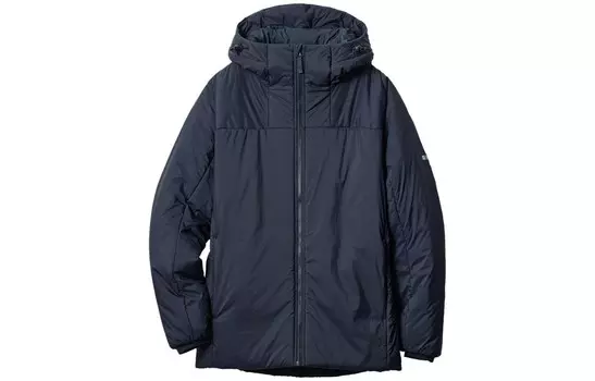 Jw Anderson Jw Anderson Co-Branded Series Стеганая куртка для мужчин Uniqlo, темно-синий