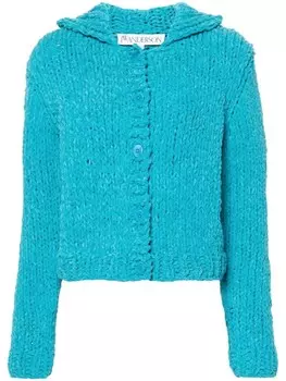 JW Anderson кардиган крупной вязки, синий