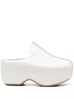 JW Anderson клоги на платформе, белый