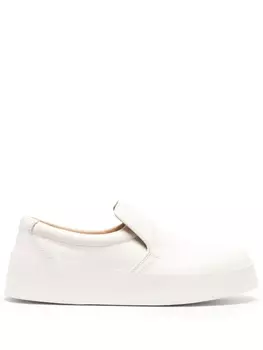 JW Anderson кожаные слипоны, белый