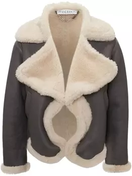 JW Anderson куртка с объемным воротником, серый