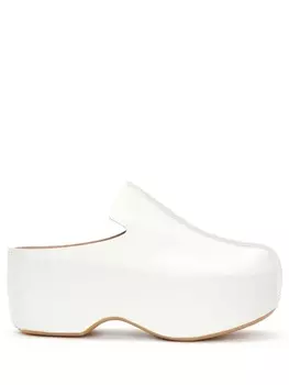 JW Anderson лоферы на платформе, белый