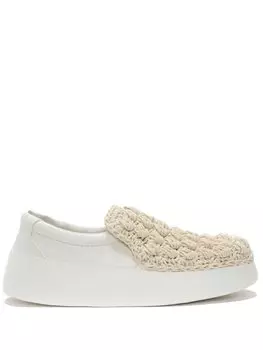 JW Anderson лоферы Popcorn, белый