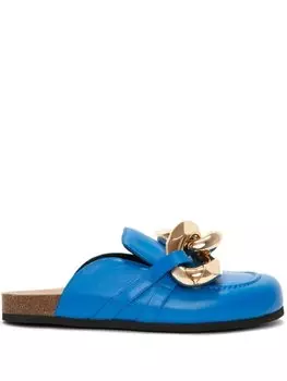 JW Anderson лоферы с цепочкой, синий