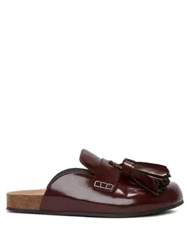 JW Anderson лоферы с кисточками, красный