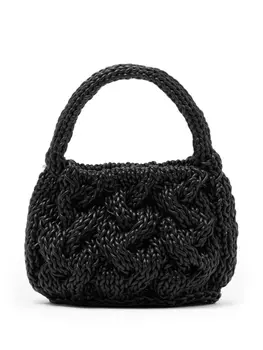 JW Anderson маленькая сумка Cable Knit, черный