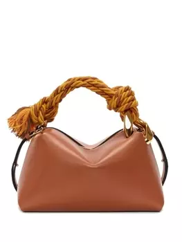JW Anderson маленькая сумка через плечо Corner, коричневый