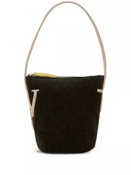 JW Anderson маленькая сумка-тоут Anchor, зеленый