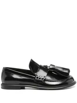 JW Anderson мокасины с кисточками, черный