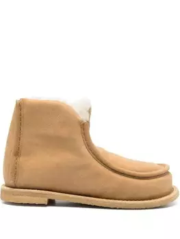 JW Anderson мягкие ботинки по щиколотку, коричневый