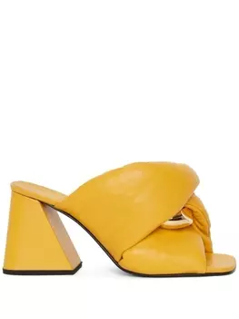 JW Anderson мюли Chain Twist, желтый