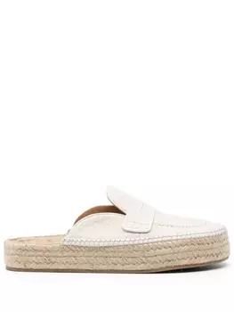 JW Anderson мюли из ткани букле, нейтральный цвет