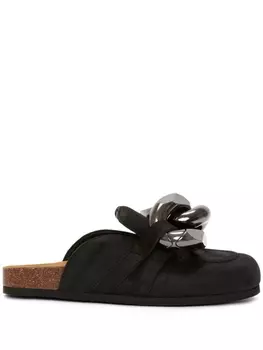 JW Anderson мюли с цепочкой, черный