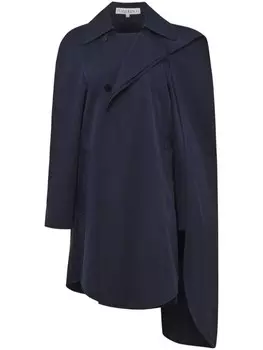 JW Anderson пальто асимметричного кроя, синий