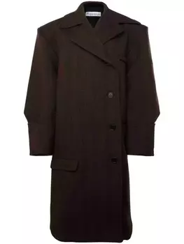 JW Anderson пальто с отворотами, коричневый