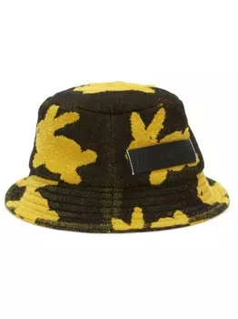 JW Anderson панама с принтом Bunny, черный