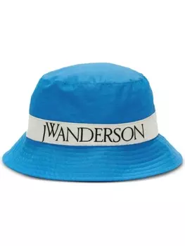 JW Anderson панама с вышитым логотипом, синий