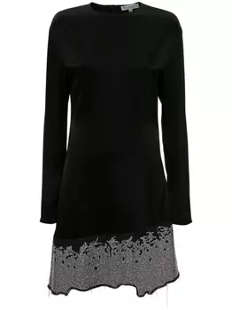 JW Anderson платье мини с блестками, черный