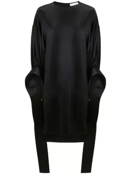 JW Anderson платье мини с длинными рукавами, черный