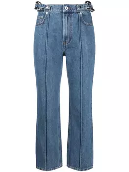 JW Anderson прямые джинсы с цепочкой, синий