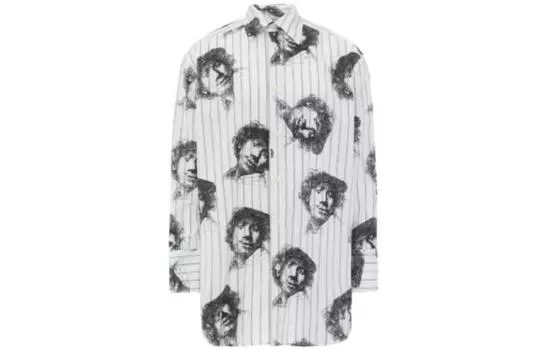 JW Anderson Рубашка Rembrandt SS23 унисекс белая