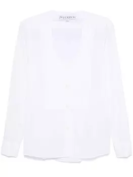 JW Anderson рубашка с манишкой, белый