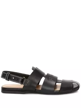 JW Anderson сандалии Fisherman, черный