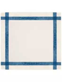 JW Anderson шелковый платок, белый