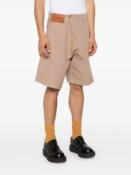 JW Anderson шорты Twisted, коричневый