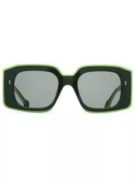 JW Anderson солнцезащитные очки-бамперы, зеленый