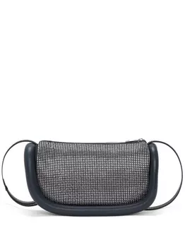 JW Anderson сумка через плечо Bumper-15 с кристаллами, черный
