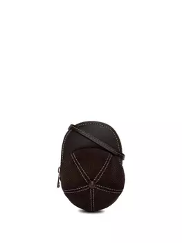 JW Anderson сумка через плечо в стиле бейсбольной кепки, коричневый