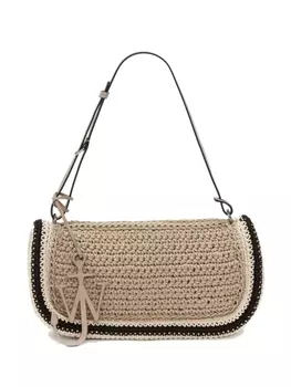 JW Anderson сумка на плечо Bumper в технике кроше, серый