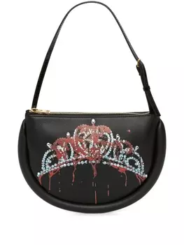 JW Anderson сумка на плечо Carrie Bumper Moon, черный