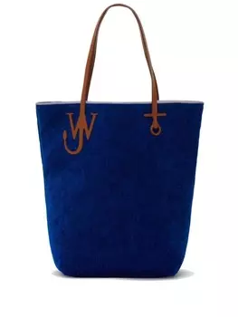 JW Anderson сумка-шоппер Anchor с контрастной отделкой, синий