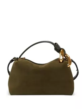 JW Anderson сумка-тоут Corner, зеленый