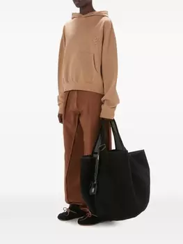 JW Anderson сумка-тоут Maxi с логотипом, черный