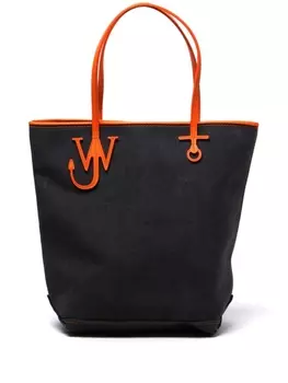 JW Anderson сумка-тоут Tall Anchor из канваса, синий
